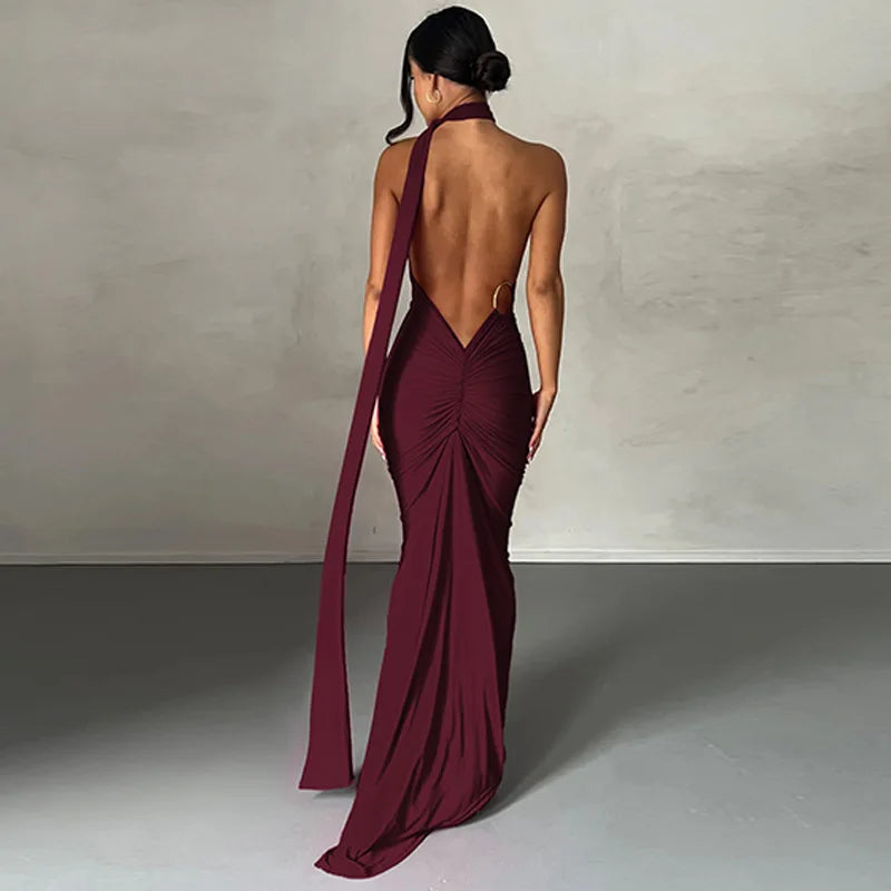 Elegant Evening Maxi Dress
