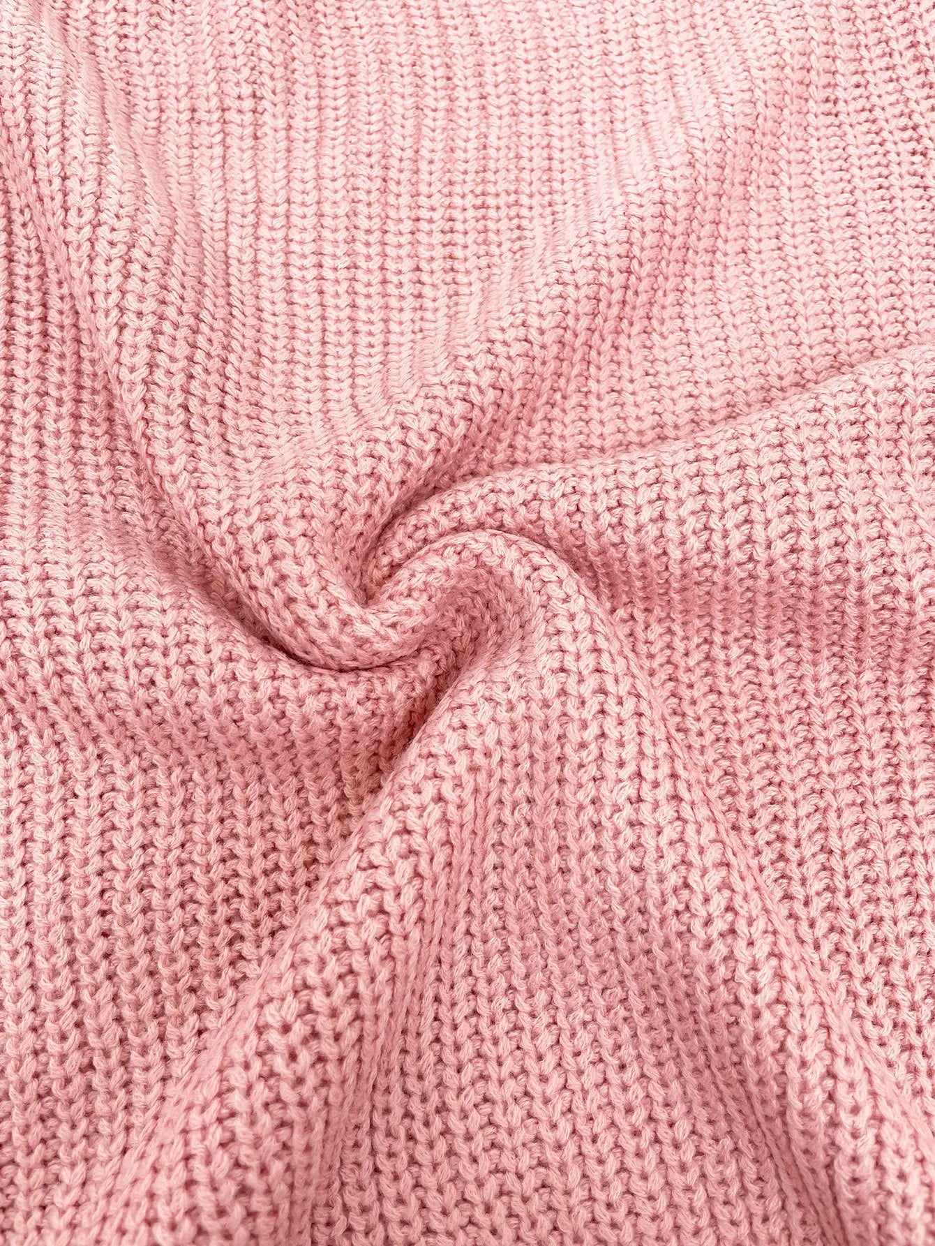 One Shoulder Ribbed Knit Top