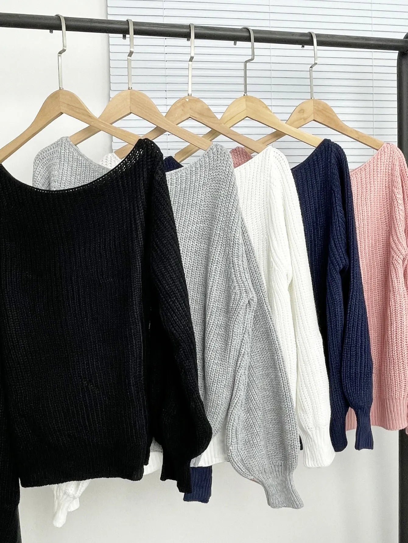 One Shoulder Ribbed Knit Top