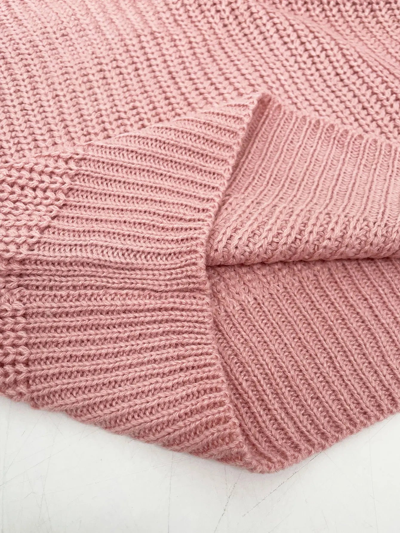 One Shoulder Ribbed Knit Top