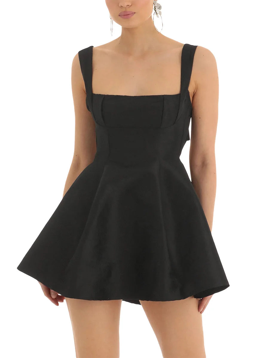 Eve´s Backless Square Neck Bow Prom