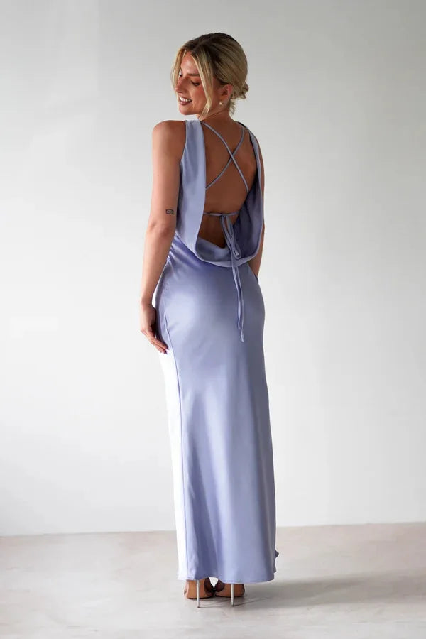 Satin Sleeveless Dress