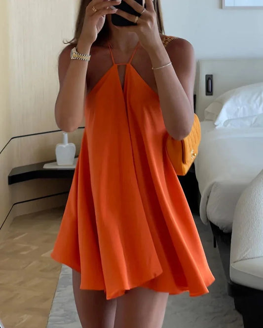 Sexy Party off Shoulder Dresses 2025 Women'S Elegant Sleeveless Hollow Out Beach Dress Backless High Street Lady Summer Vestidos