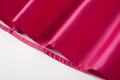 Sweetheart Spaghetti Strap Mid Dress With Colar