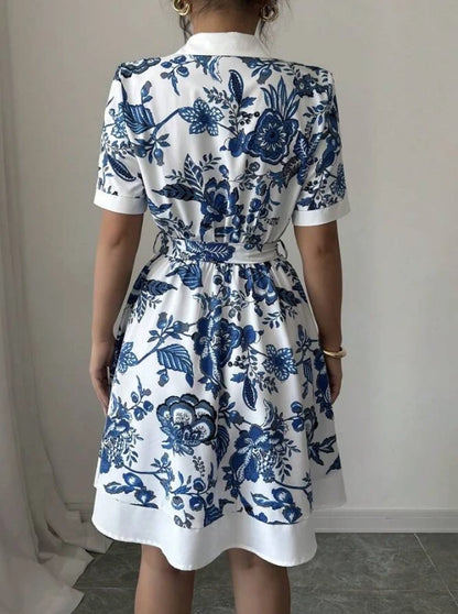 Summer Floral Print Dress