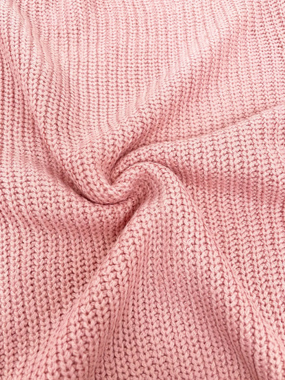 One Shoulder Ribbed Knit Top