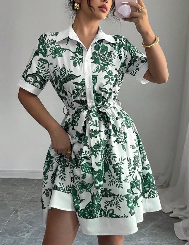 Summer Floral Print Dress