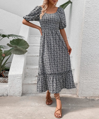 Floral Retro Elegant Dress