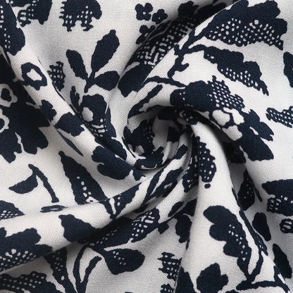 Casual Retro Strappy V-Neck Floral Top