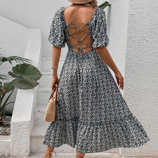 Floral Retro Elegant Dress