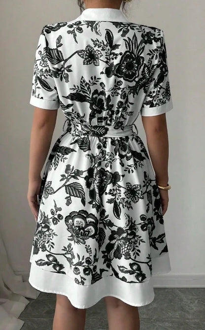 Summer Floral Print Dress