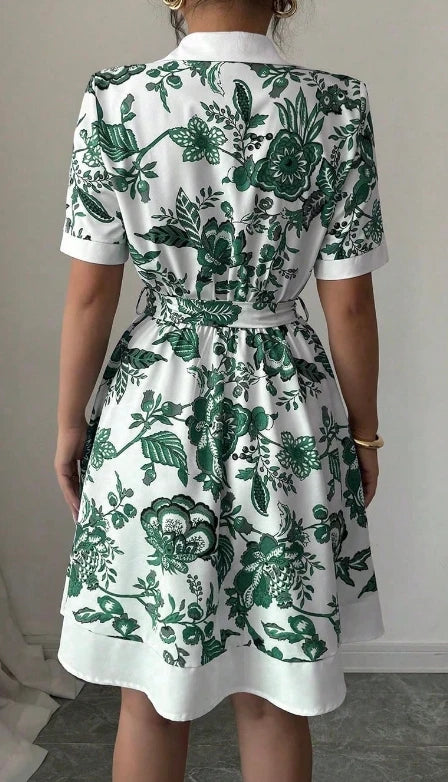 Summer Floral Print Dress
