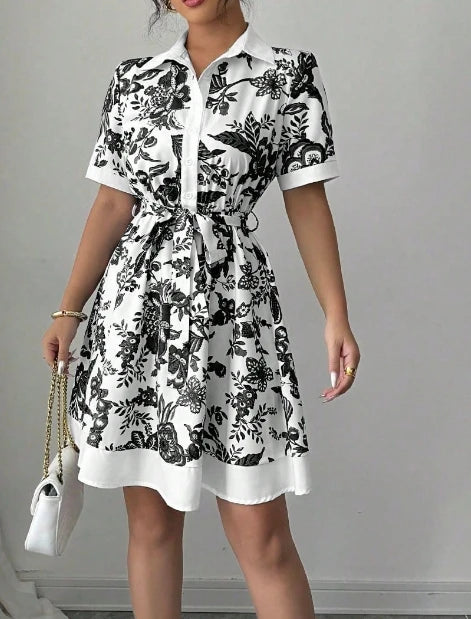 Summer Floral Print Dress