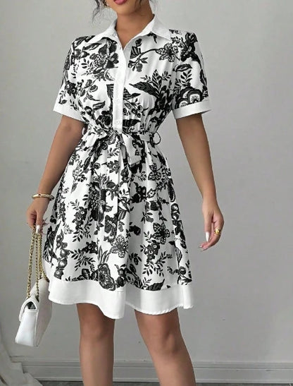 Summer Floral Print Dress