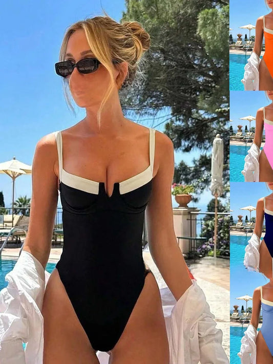 Beach Strap Sexy One-piece Bikini