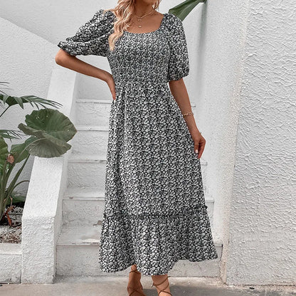 Floral Retro Elegant Dress