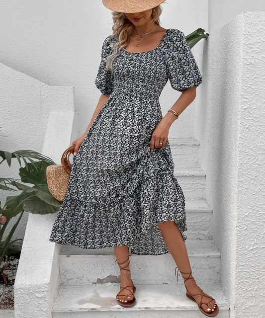 Floral Retro Elegant Dress