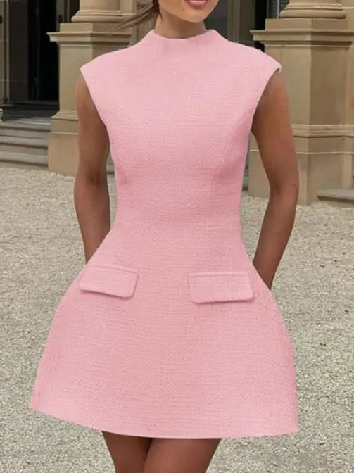 Red Backless Sleeveless Dress